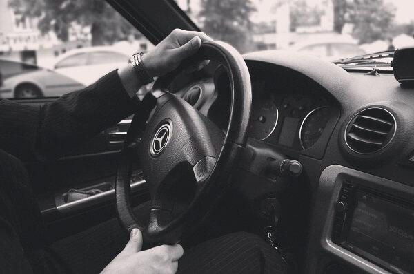 Steering wheel while on a self drive